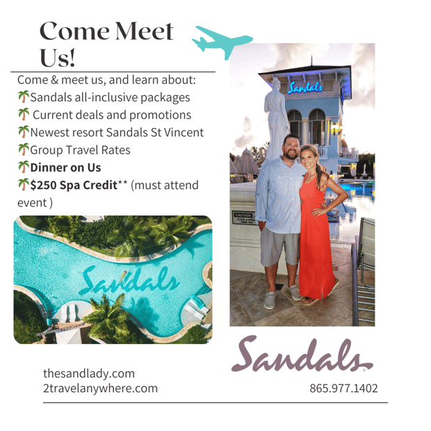 Sandals sales resorts promotions